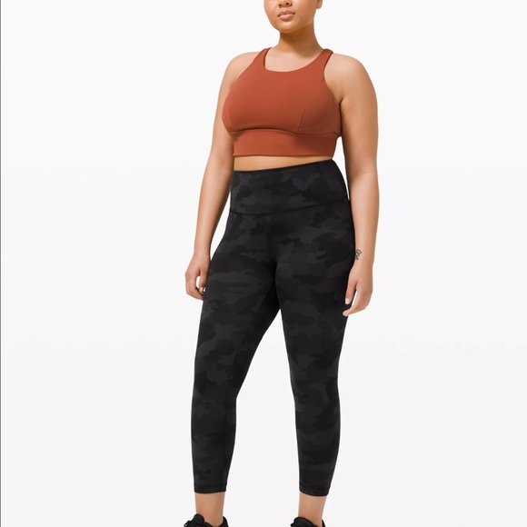 lululemon athletica Pants - Black camo Lululemon Wunder under crop